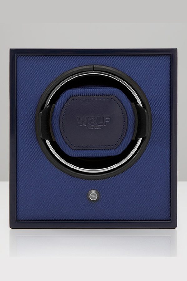 Wolf Lacquered Cub Watch Winder in navy