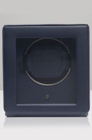 Wolf Cub Watch Winder with Cover in Navy