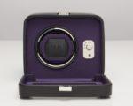 Wolf Windsor Watch Winder with cover in Black & Purple