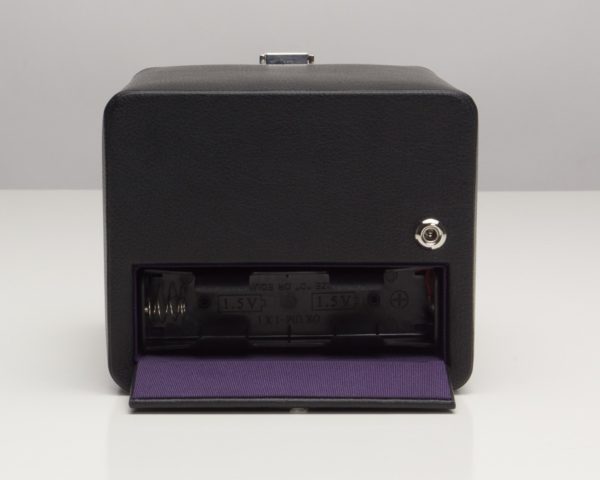 Wolf Windsor Watch Winder with cover in Black & Purple