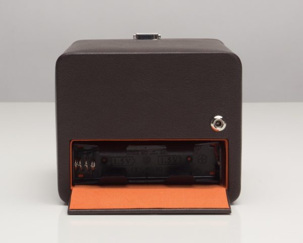olf Windsor Watch Winder with cover in Brown & Orange