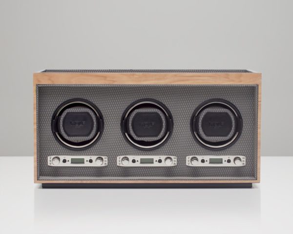 Wolf Meridian Triple Watch Winder in Blonde