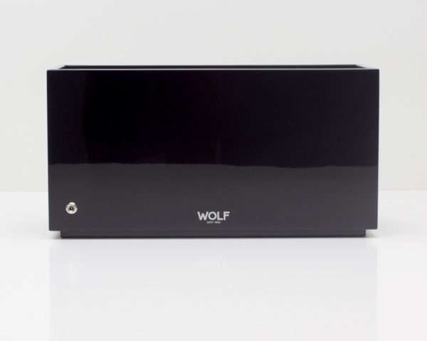 Wolf Meridian Triple Watch Winder in Black