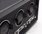 Wolf Meridian Triple Watch Winder in Black
