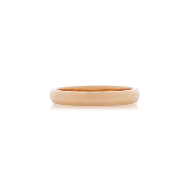 18ct Rose gold ladies wedding band.