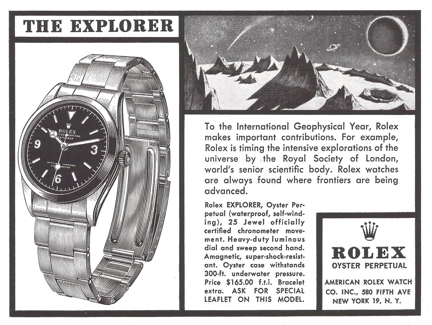 rolex explorer history