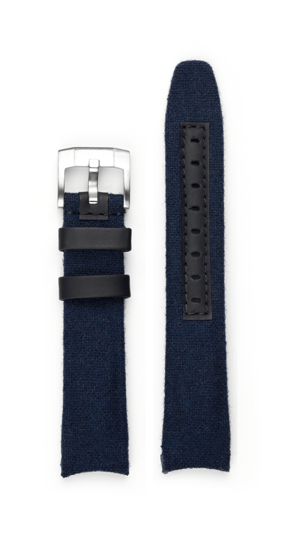 Everest Curved End Nylon Strap - Blue