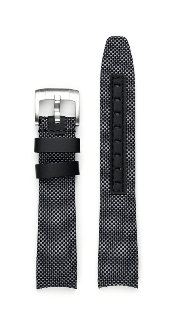 Everest Curved End Nylon Strap - Gray