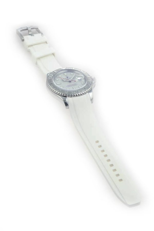 Everest Rolex Rubber Strap White