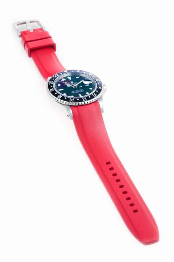 Everest Rolex Rubber Strap Red