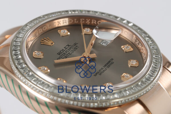 Rolex 18ct Everose Gold Oyster Perpetual Datejust 116285