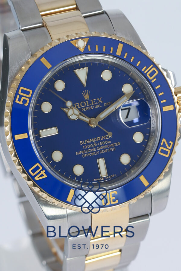 Rolex steel and yellow gold Submariner Date 116613LB
