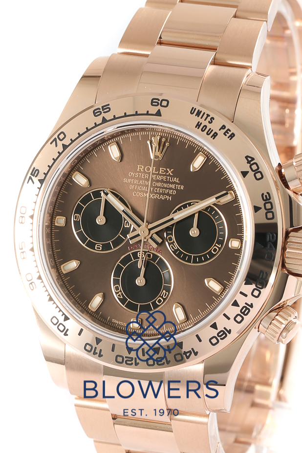 Rose gold chocolate daytona clearance