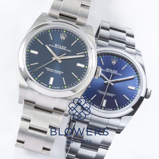 Oyster perpetual deals 39 blue