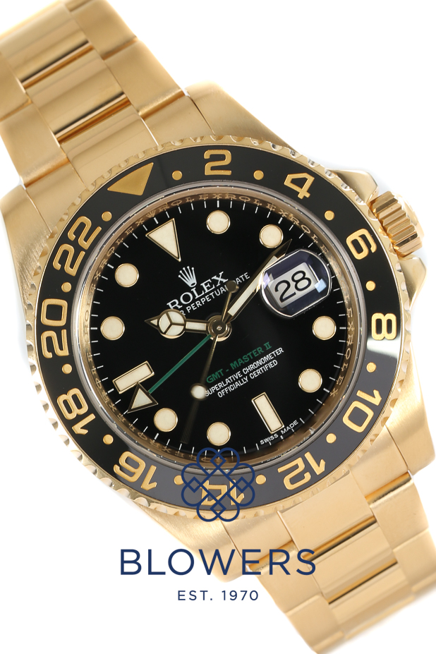 Rolex gmt outlet black gold
