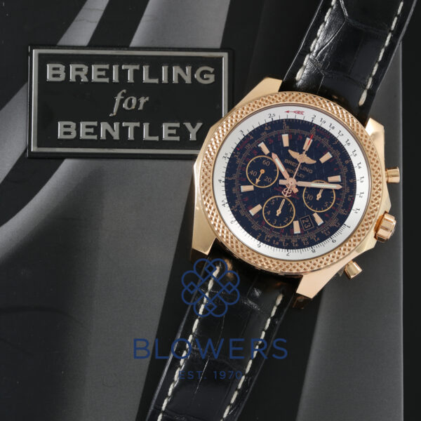 Breitling 18ct Rose Gold Bentley Chronograph special edition BO6 RB061112/BE03