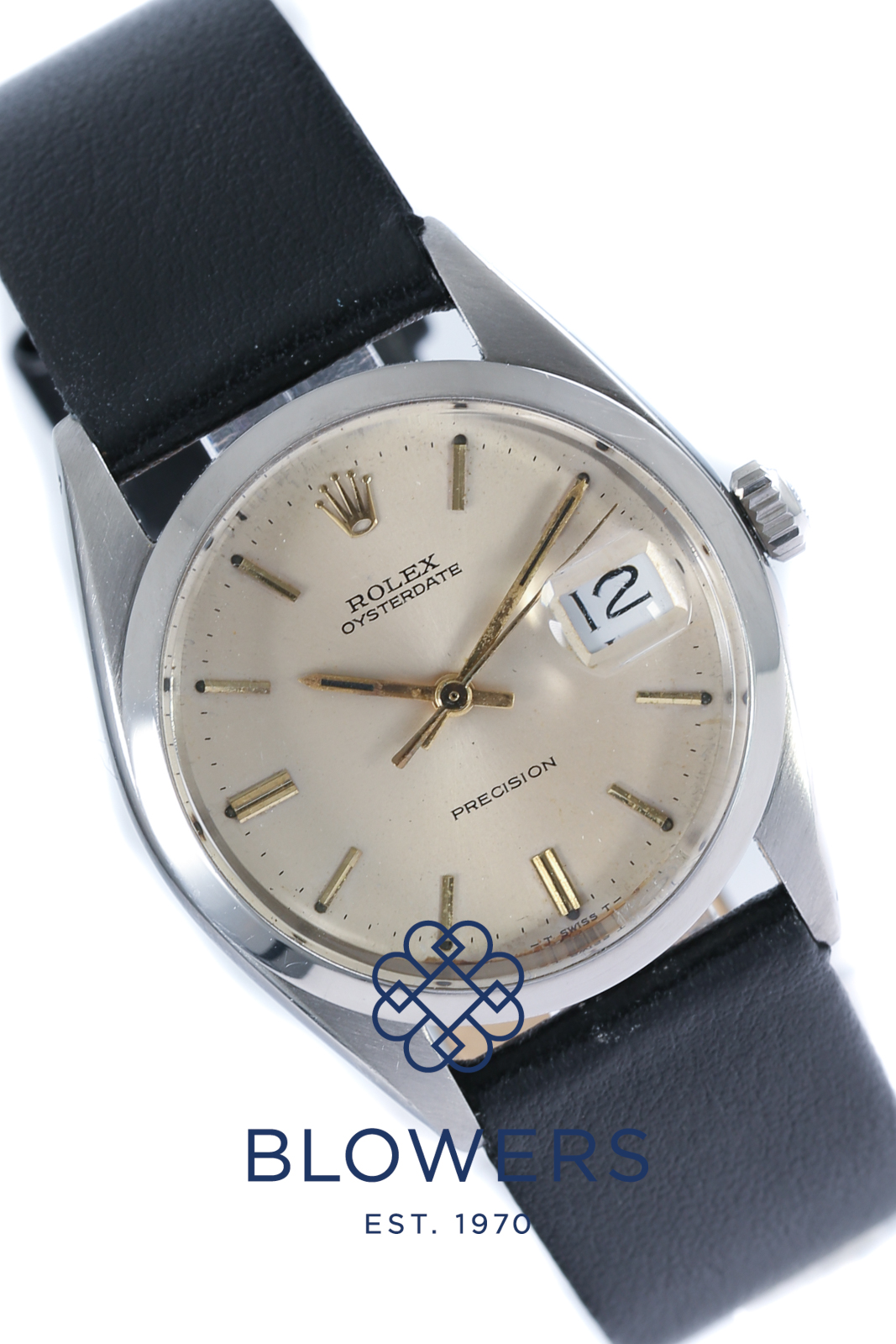 Rolex oysterdate top leather strap