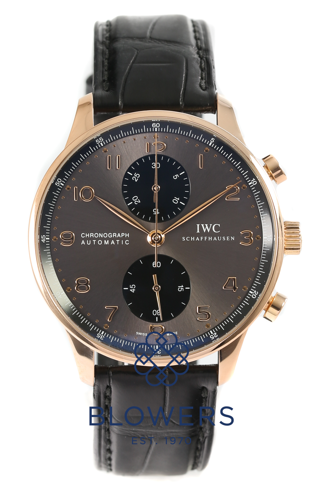 Iwc men's portuguese best sale chronograph