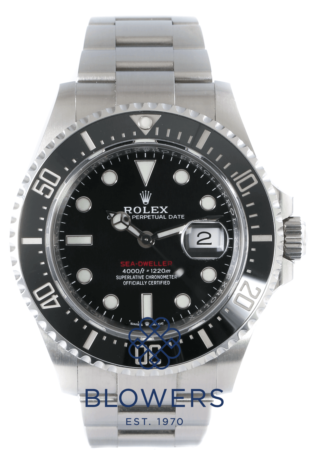 Rolex Sea Dweller Red Writing 126600 Blowers Jewellers