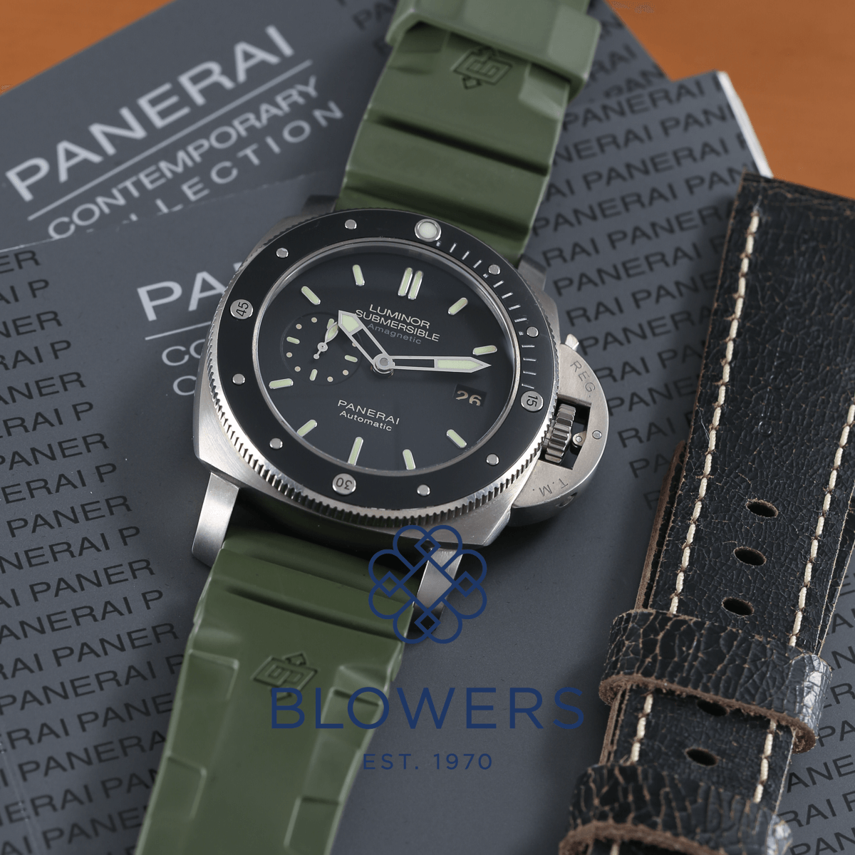 Panerai Titanium Submersible PAM00389. Blowers Jewellers