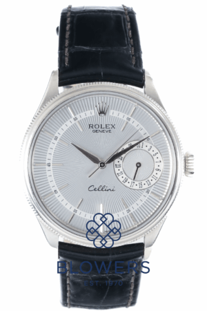 Rolex White Gold Cellini Date 50519