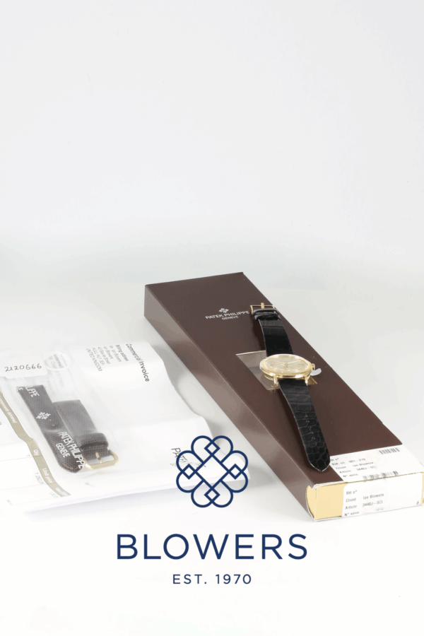 Patek Philippe Calatrava Double Signed 'Gubelin' Ref: 3440J-SCI