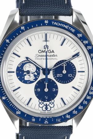 Omega Speedmaster Silver Snoopy Award 50th Anniversary Chronograph 310.32.42.50.02.001