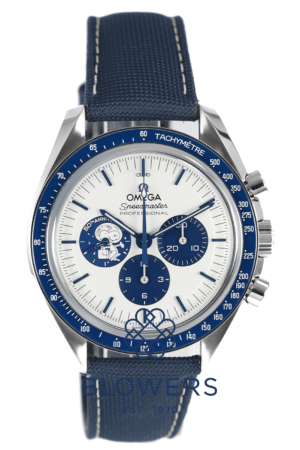 Omega Speedmaster Silver Snoopy Award 50th Anniversary Chronograph 310.32.42.50.02.001