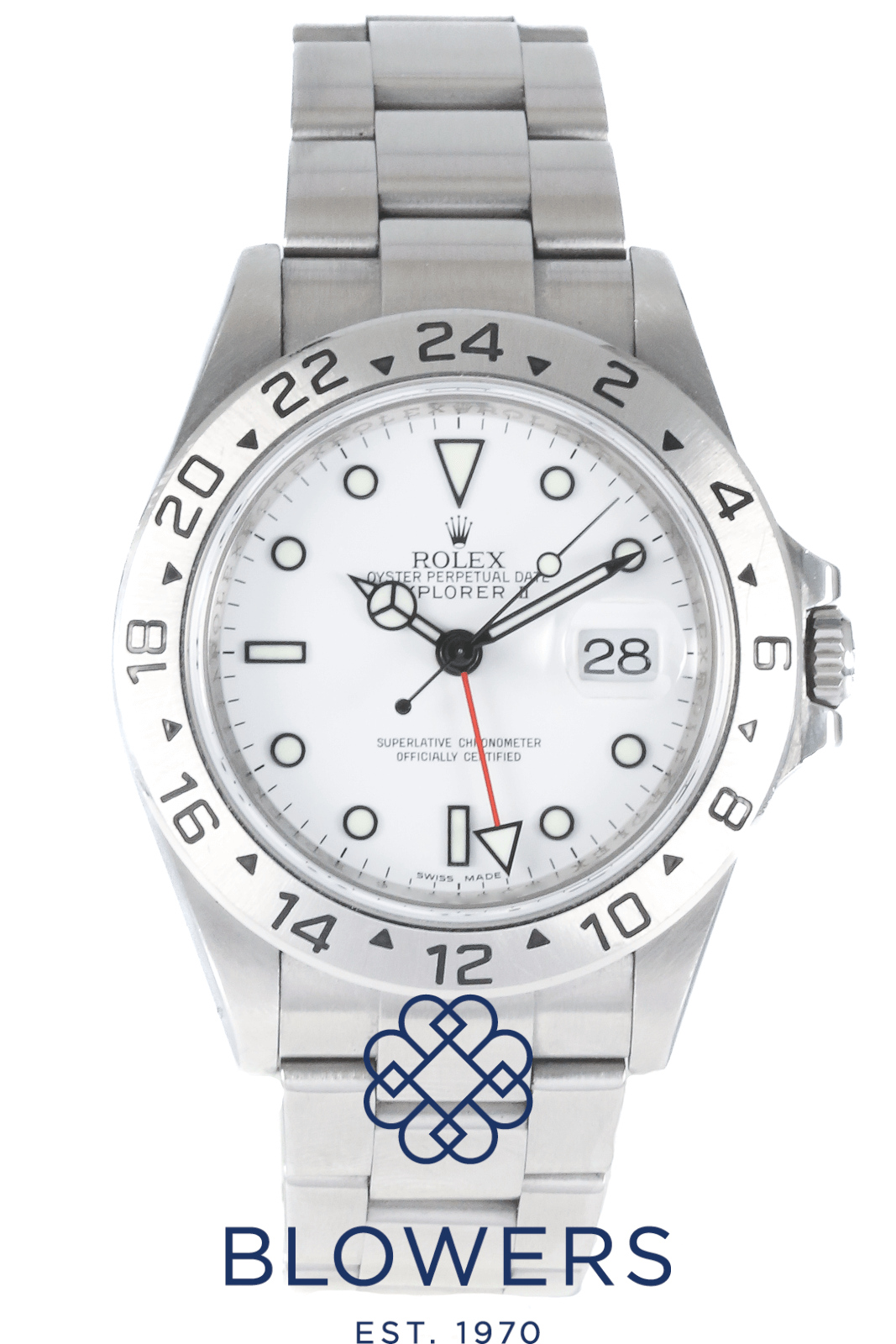 30081544 Rolex Explorer II 16570 “Polar” White Dial