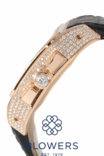 Cartier Santos Joaillerie 100 XL Chronograph Factory "Diamond Pavé" Reference WM502351