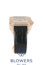 Cartier Santos Joaillerie 100 XL Chronograph Factory "Diamond Pavé" Reference WM502351