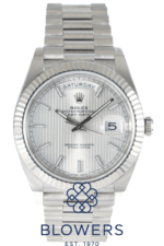 White Gold Rolex Day-Date 228239 (RRP £40,400)