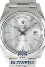 White Gold Rolex Day-Date 228239 (RRP £40,400)